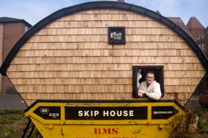 This 28-year-old pays $62 a month to live in a dumpster he built for $5,000—take a look inside