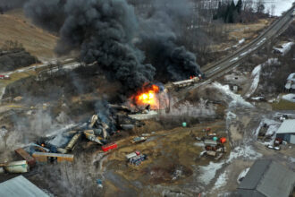 Tracking the Chemicals in the East Palestine, Ohio, Train Derailment and Fire