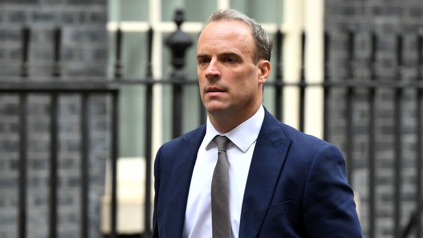 UK Deputy Prime Minister Dominic Raab resigns