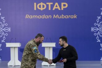 Zelensky shares Iftar with Muslim soldiers in 'new tradition of respect'