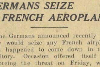 1923: Germany Seizes French Plane