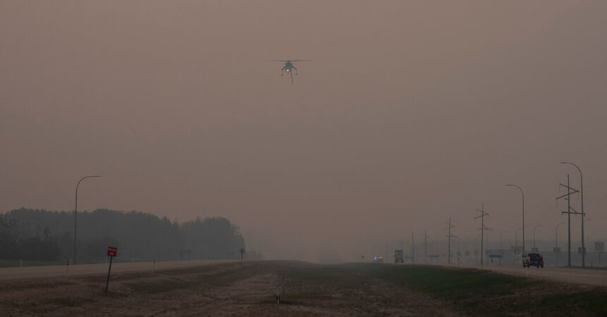 Canada Wildfires Rage in Alberta and British Columbia