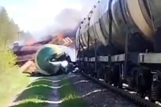 Explosion Derails Freight Train in Bryansk Region of Russia, Local Official Says