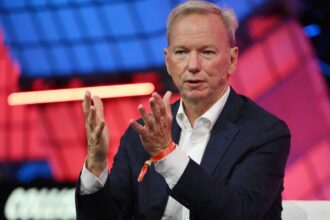 Former Google CEO Eric Schmidt says