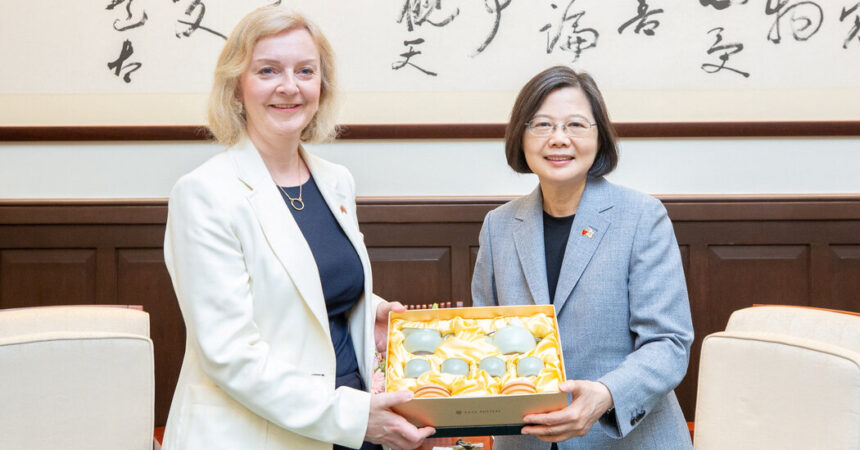 Liz Truss, Britain’s Briefest Prime Minister, Meets Taiwan’s Leader