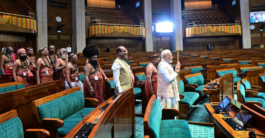 Modi Opens India’s New Parliament Building as Opposition Stays Away