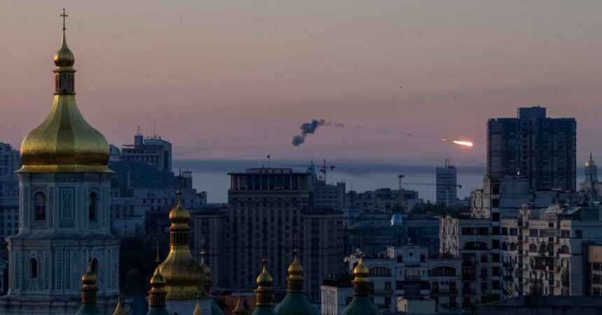 Russia Fires Missiles at Kyiv as Crimea Train Derails