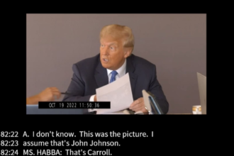 Watch Trump deposition video in E. Jean Carroll rape case