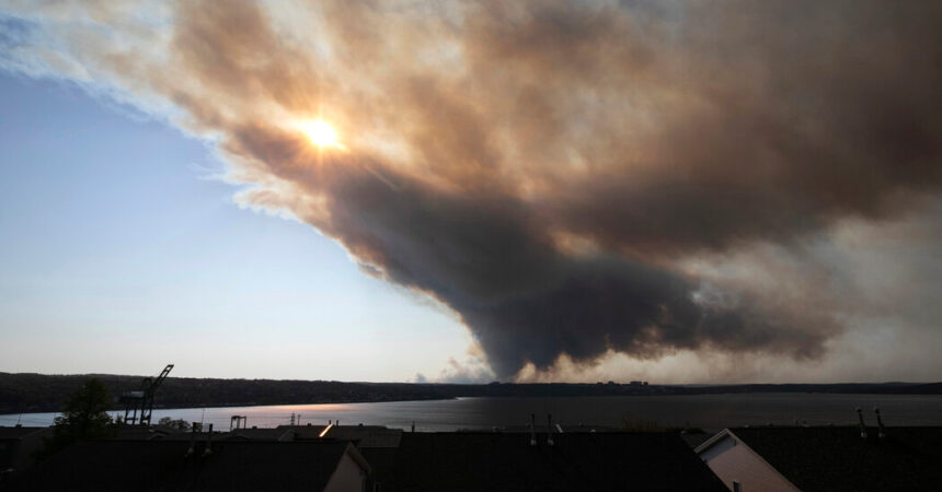 Wildfire in Nova Scotia Forces Thousands to Evacuate