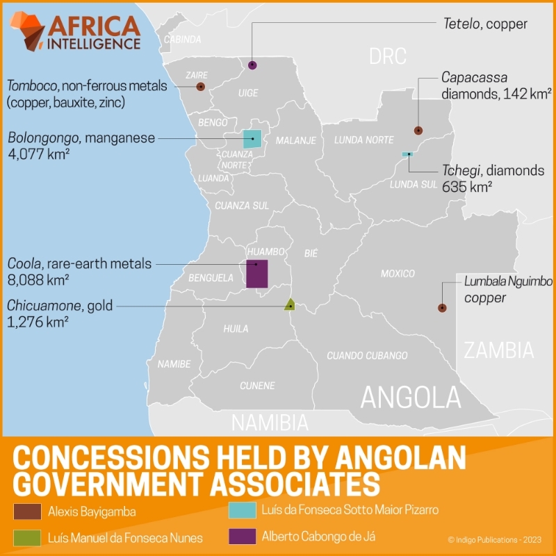 ANGOLA : Lourenço's associates find a rich seam in rare earths, copper, manganese and gold