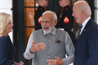 Biden and Modi speak at White House