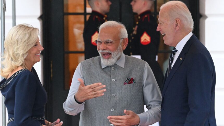 Biden and Modi speak at White House