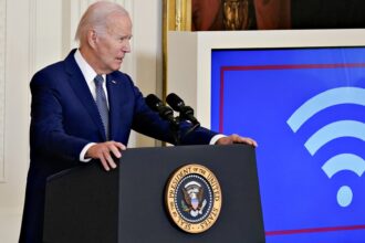 Biden announces $42 billion high-speed internet initiative