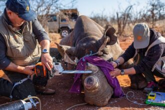 Black Rhinos, Horns Cut Off, Lose Some of Their Gusto