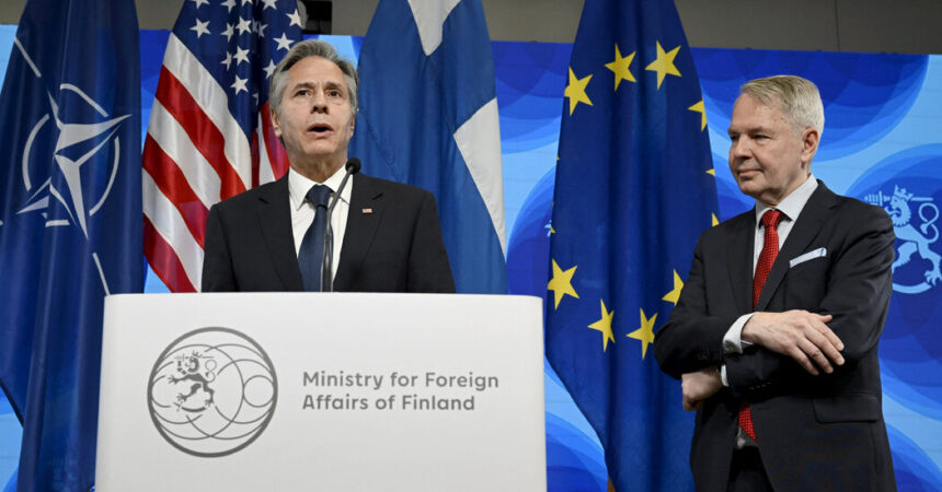 Blinken Finishes Nordic Trip in Finland, NATO’s Newest Member, Focused on Ukraine War