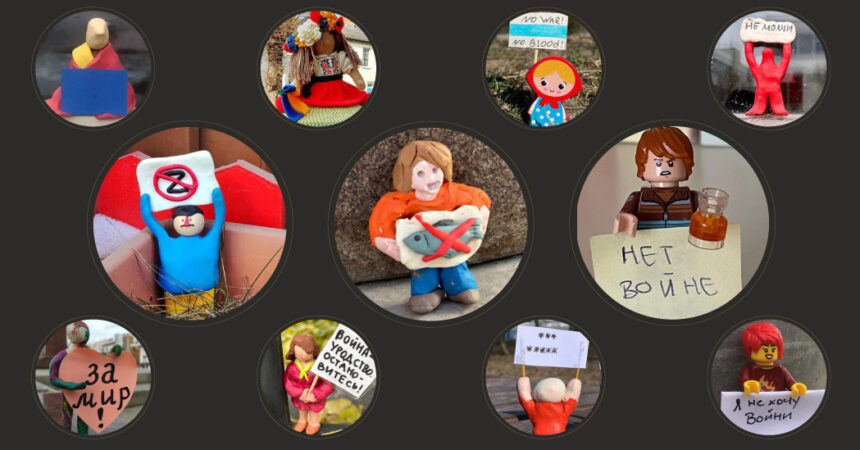 Decoding the Antiwar Messages of Miniature Protesters in Russia