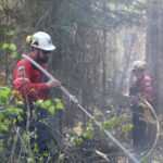 Firefighters Battle Blazes in British Columbia