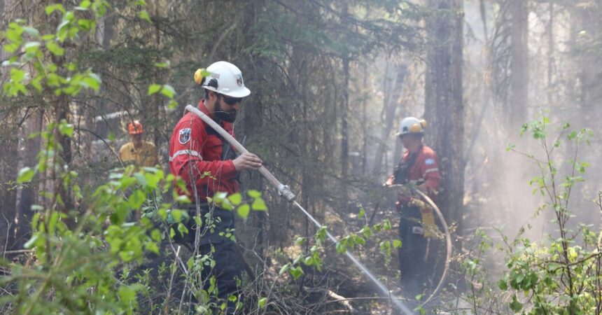 Firefighters Battle Blazes in British Columbia