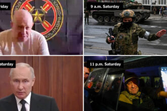 How a Rebellion in Russia Unfolded Over 36 Hours