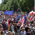 Hundreds of Thousands March Against Poland’s Governing Party