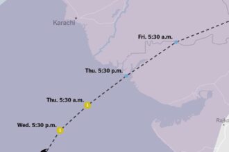 Map: Tracking Cyclone Biparjoy - The New York Times