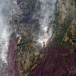 Satellite Imagery Captures Wildfires Burning in Eastern Canada