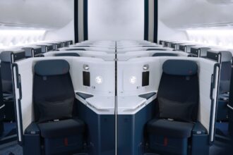 The new Air France business-class seat is coming to some of its A350 fleet