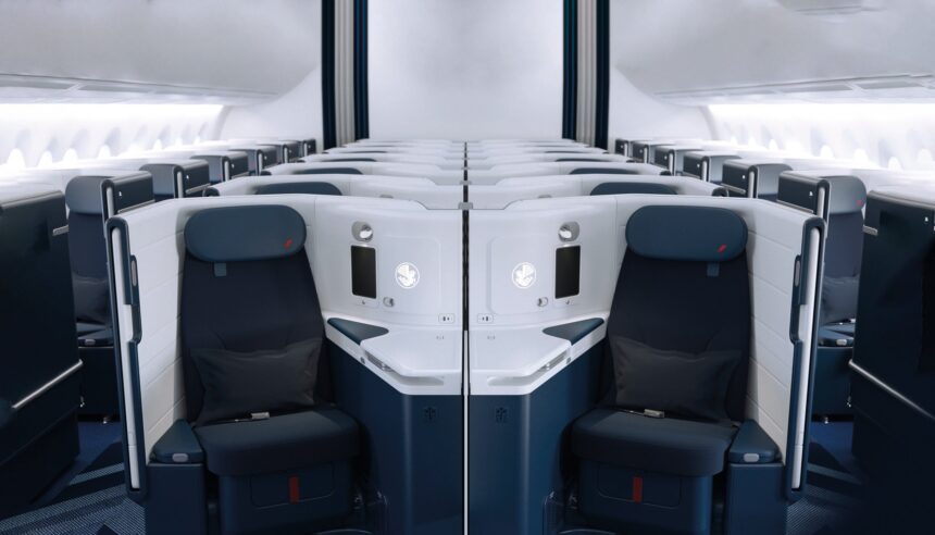 The new Air France business-class seat is coming to some of its A350 fleet