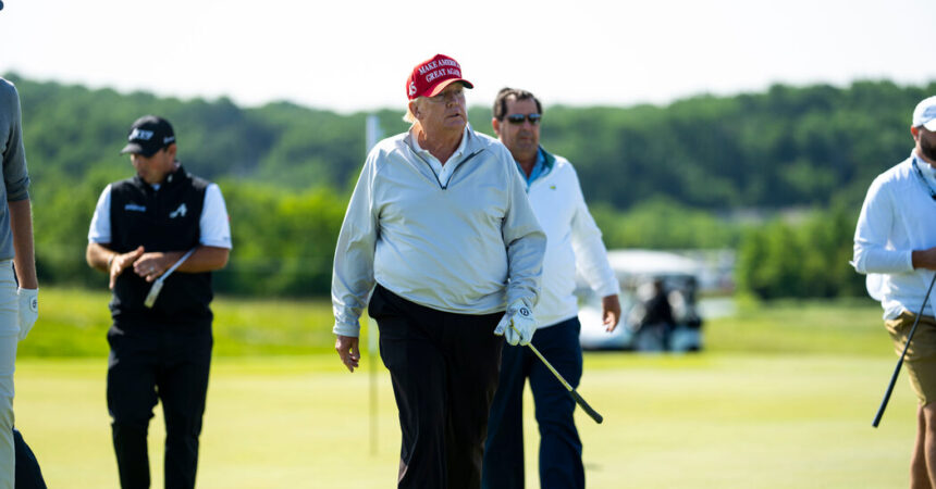 Through Ties to Saudis, Golf Deal Promises Benefits to Trump