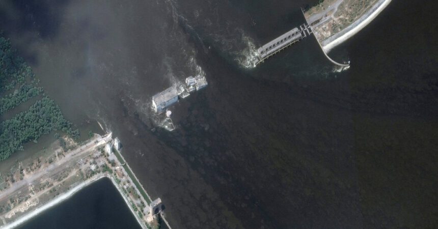 U.S. Spy Satellites Detected Explosion Before Ukraine Dam Collapse, Official Says