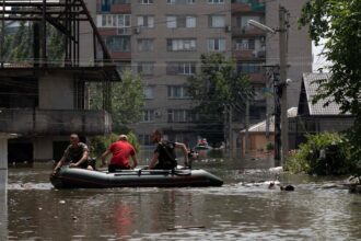 Ukraine Dam Collapse Brings Floodwater to Kherson