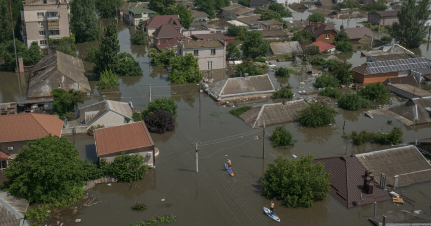 Ukraine Flood Deepens Misery in War Zone