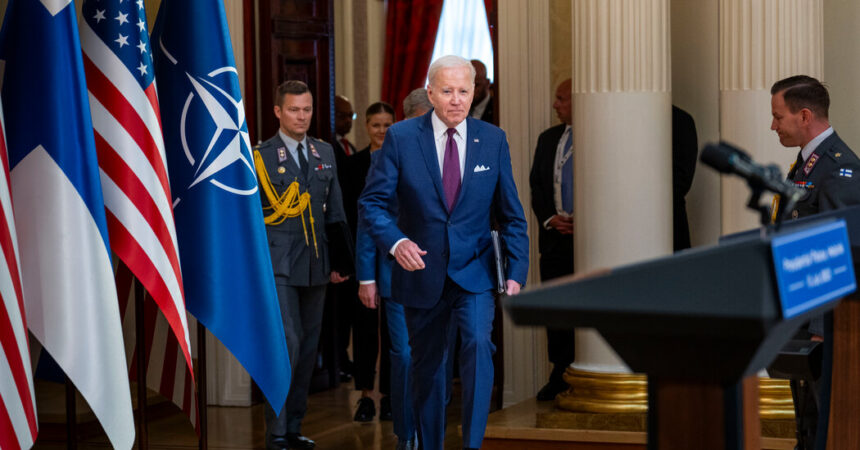 Biden Vows to Defend ‘Every Inch’ of NATO Alliance in Finland