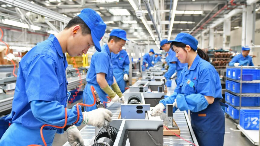 China's factory activity grew more slowly in June, Caixin survey shows