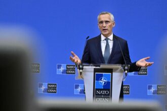Cluster munitions are a question for individual countries, NATO’s secretary general says.