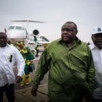 The Congolese defence minister Jean-Pierre Bemba in Kinshasa in June 2019.