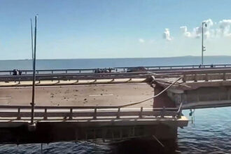 Explosions Damage Crimea Bridge as Russia Blames Ukraine for Attack