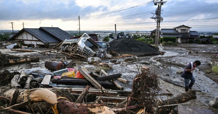 Flooding and Landslides Hit Japan