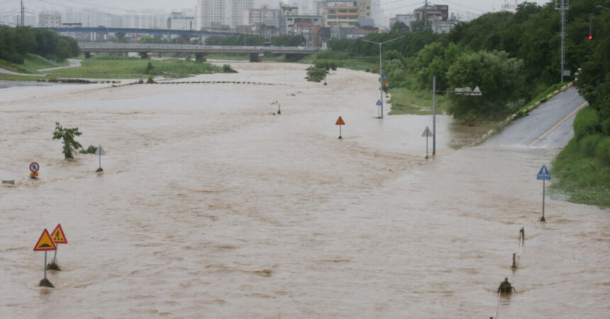 Floods and Landslides in South Korea After Heavy Rain