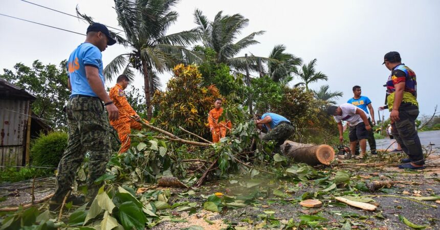 Floods in the Philippines After Typhoon Doksuri Makes Landfall