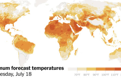 Global Heat Map: Tracking Extreme Heat Across Europe and Asia
