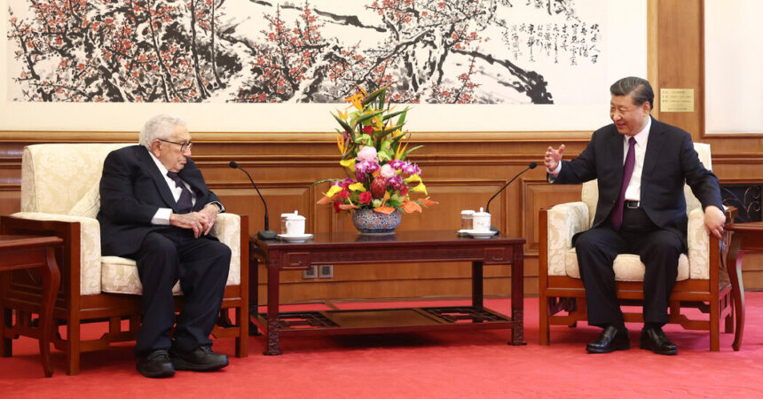 Kissinger Meets Xi as China Courts ‘Old Friends’ to Manage U.S. Rivalry