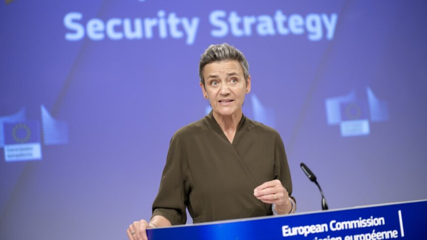 Margrethe Vestager under fire for hiring an American citizen