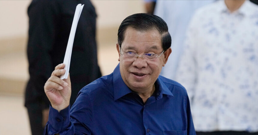 Prime Minister Hun Sen of Cambodia Says He Will Resign