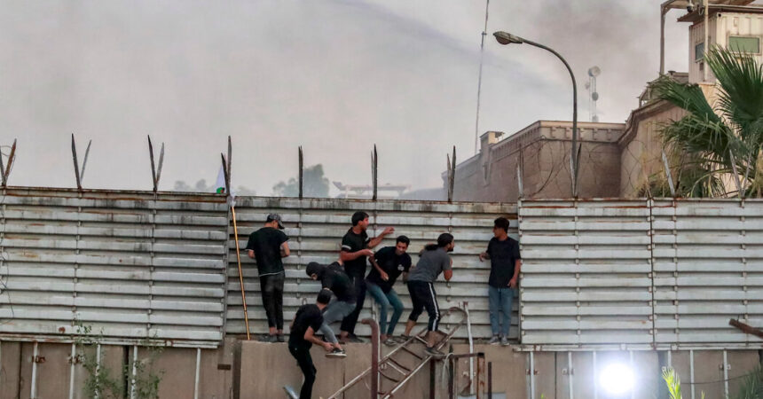 Protesters in Baghdad Storm Swedish Embassy