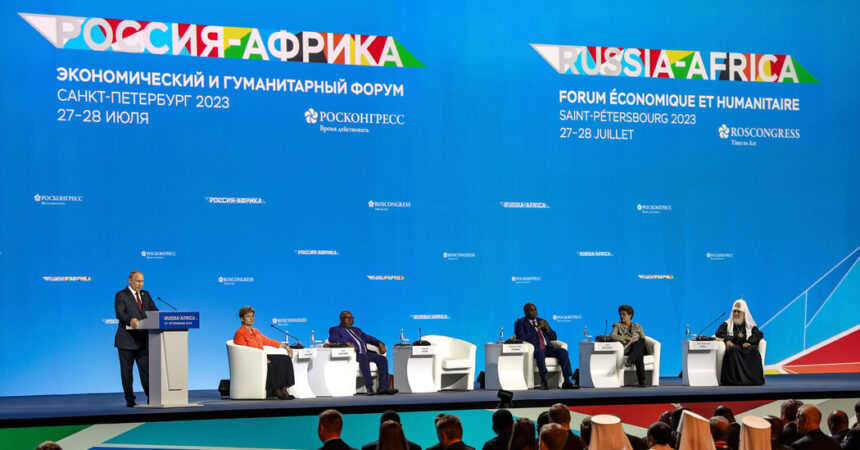 Putin promises free grain for some African nations, trying to shore up Moscow’s image.