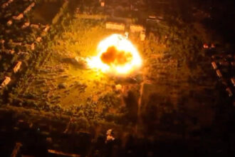 Ukraine Strikes Makiivka, Igniting a Huge Blast in Russian-Occupied City