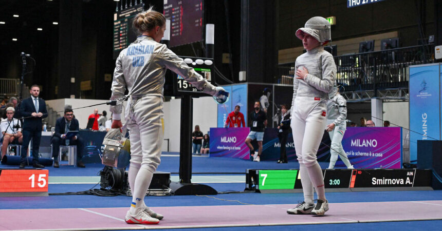 Ukrainian Fencer Disqualified After Not Shaking Hands With Russian Opponent