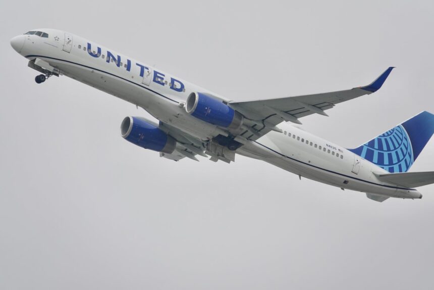 United Boeing 757-200 LAX