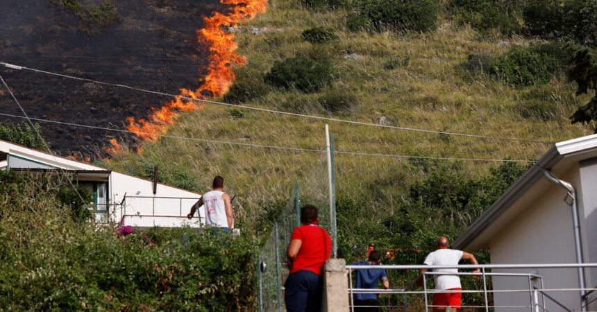 Where Wildfires Are Raging in Europe and North Africa